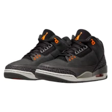 Men's Jordan 3 Retro "Fear Pack" Night Stadium/Total Orange (CT8532 080) - 黑色 - 查看 4