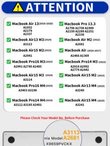 适用于 MacBook 的耐用塑料硬壳保护套，完美贴合 Retina 显示屏和 Touch ID（亮面透明） - 透閃 - 查看 9