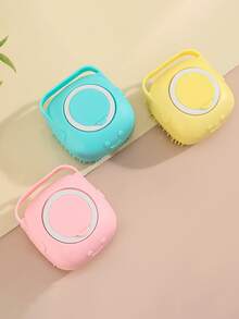 1pc Pet Bath Brush, Soft Silicone Pet Shampoo Massage Machine Beauty Bath Brush, Used For Cleaning Short And Long Haired Dogs And Cats - Multicolor - View 7