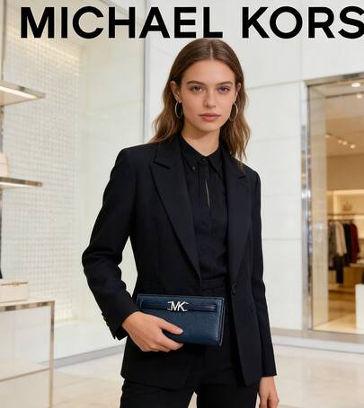 Michael Kors Elegant Women's Card Holder Fashionable Wallet Versatile Design Stylish And Practical Ladies Card Case Ideal Gift For Women Best For Everyday Use And Special Occasions