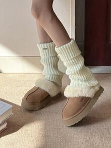 UGG Comfortable & Warm Closed Toe Slippers, Chestnut Brown - Chestnut Palm - View 7