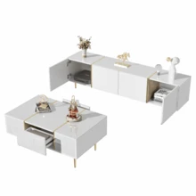 Living Room Table Sets - White - View 8