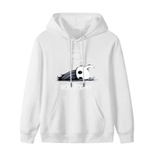 Sudadera con Capucha Larga  Congrats Anime Manga Negro Blanco Unisex S-3XL 60% Algodón Japonés Vintage Especial Regalo Fans - Blanco - Ver 8