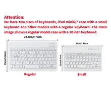 [Wireless Keyboard Protective Case] This Wireless Bluetooth Keyboard Protective Case Is Compatible With IPad Air 1/Air 2/Air 3/Air 4/Air 5/6, IPad 5th/6th/7th/8th/9th/10th/11th Gen, IPad Pro 12.9 Inch (2020/2021/2022 Models), IPad Pro 11 Inch (2018/2020/2021/2022 Models), As Well As Galaxy Tab And Redmi Pad SE. It Features A Soft TPU Back Cover, A Magnetic Detachable Design, And A Stylus Slot. - Multicolor - View 11