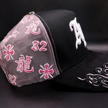 hats gorra maestro shifu AB'z Gorra Unitalla con Detalles de Grafiti y Espinas para Estilo Único y Versátil Diseño Moderno y Casual - Negro - Ver 3