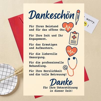 1 Fun Gift Thank-You Card, Specially Prepared For Doctors, Nurses, And Caregivers As A Token Of Appreciation For Providing Support, Sympathy, And Professional Care During Difficult Times