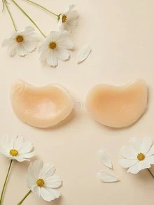 2/1 Piece Silicone Invisible Push-Up Adhesive Bra, Reusable Strapless Front-Closure Silicone Bra Pads, Invisible Nipple Covers, Women's Underwear And Accessories, Suitable For Summer Dresses, Evening Gowns, Wedding Dresses, And Vacations. - Multicolor - View 4