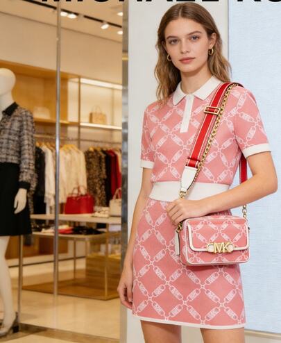 Michael Kors 优雅百搭的女士斜挎包，时尚百搭的设计，适合日常使用和特殊场合。这款时尚的肩包可搭配任何服饰，是送给她的完美礼物。