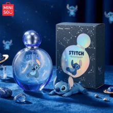 MINISO X Disney Stitch & Angel Couple Perfume Fragrance Set 1.69 OZ/50ml Alcohol-Free. Stitch: Floral Fruity Woody Scent / Angel: Sweet Fruity Scent. Starry Galaxy Glitter Bottle. Suitable For Daily Wear And Dates, A Perfect Valentine's Day Gift For Your Partner Or Best Friend. - Men's - Stitch Perfume - 查看 2