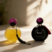 Floral Oriental Women's Perfume Set, 50ml/1.7oz, Pink + Black, Family And Friends' Exclusive Set, With Distinct Scents Of Freesia, Jasmine, Amber, Etc. Oriental Perfume, Clean Perfume, A Gift For Friends, Perfume For Women, Gift, Festival Gift, Women's Mini Perfume, Limited-Time Discount, Store Anniversary Celebration, Last Three Days - 2PC - View 3
