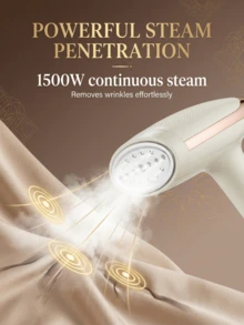 SOKANY 蒸汽刷、多功能蒸汽刷、熨斗刷、电熨斗、手持式蒸汽熨斗 - 白色 - 查看 9