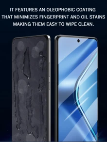 4pcs Tempered Glass Screen Protector For Phones, Anti-Fingerprint, Smooth, Scratch-Resistant, Shock-Proof Tempered Glass Screen Protector - Phone Accessories - White - View 8