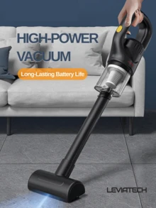 LEVIATECH 1 Portable Wireless Handheld Vacuum Cleaner, 6kPa Cyclone Suction Wireless Car Vacuum Cleaner, Rechargeable High Power Vacuum Cleaner, Suitable For Car/Office/Home - XC-109 - View 2