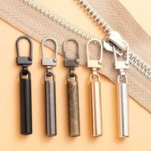 2/5/10Pcs Metal Zipper Pull Replacement - Detachable, Suitable For Sewing And Knitting Projects - Available In Bronze, Gold, Black - E-Mixed Color - View 5