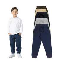 Vrasalon Boys' Basic Fleece Pants For Winter - Azul Marino - Ver 1