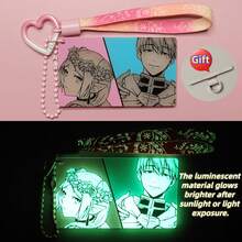 动漫 Frieren：超越旅程的终点 发光储光亚克力钥匙扣、手机配件、背包装饰、包包挂饰、汽车装饰品、行李箱配件、手机挂件系列、新奇礼物、动漫收藏品。 - 彩色 - 查看 12
