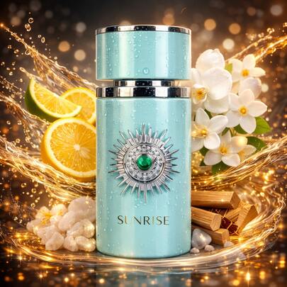 Fragrance World SELLION PARFUMS SUNRISE BLUE 100ML EDP FÜR DAMEN ORANGENBLÜTE JASMIN WEISSER MOSCHUS