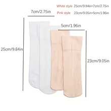 1双舞蹈专用短袜，芭蕾舞练习袜，体操和健美操薄袜，适合日常训练和舞台表演 - 彩色 - 查看 5