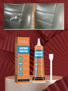jakehoe Adhesivo de cuero, pegamento de unión para sofás de cuero y tela, adhesivo impermeable y sin costuras para reparación - A - Ver 2