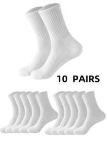 20/10/5/1 Pairs Men's Crew Socks, Women's Crew Socks, Suitable For Daily Wear - Multicolor - View 18