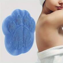 1 PCS Shower Foot Scrubber Pad Back Scrubber Exfoliating Bathtub Washing Pad Wall-Mounted Sliding Suction Cup Suitable For Men And Women Sliding Suction Cup Foot Scrubber For Shower Cup Men And Women Foot Cleaner - xám - Xem 4