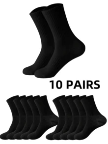 20/10/5/1 Pairs Men's Crew Socks, Women's Crew Socks, Suitable For Daily Wear - Multicolor - View 19
