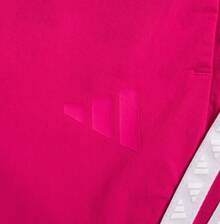 Adidas STORY WOVEN BANANA PANT 舞蹈风阔腿直筒抽绳休闲运动裤（女款） - 玫紅色/白色 - 查看 6