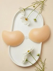 2/1 Piece Silicone Invisible Push-Up Adhesive Bra, Reusable Strapless Front-Closure Silicone Bra Pads, Invisible Nipple Covers, Women's Underwear And Accessories, Suitable For Summer Dresses, Evening Gowns, Wedding Dresses, And Vacations. - Multicolor - View 18