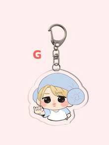 1 Móc Khóa Hoạt Hình/Anime/Tình Bạn Hình Ngôi Sao Kpop Bằng Acrylic: Được thiết kế theo chủ đề các nhân vật, có thể dùng làm phụ kiện túi xách, đồ trang trí vui nhộn và quà tặng cho người hâm mộ, rất thích hợp để tặng bạn trai, bạn gái, gia đình, thầy cô, cũng thích hợp cho các bữa tiệc và trang trí điện thoại theo chủ đề. Ý tưởng quà tặng Giáng sinh, có thể dùng làm phụ kiện túi xách, phụ kiện xe hơi hoặc tặng cho chị em gái. - Nhiều màu - Xem 9