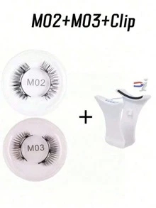 Rizador de pestañas magnético, rizador de pestañas en forma de V conveniente, adecuado para principiantes, sin batería requerida, fácil de usar - Blanco - Ver 24