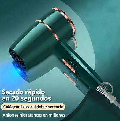 El año nuevo explota el secador de pelo de alta potencia doméstico estrella secador de pelo termostático de iones negativos protege el cabello suave y cálido día de San Valentín azul para enviar a su novia