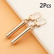 2/5/10Pcs Metal Zipper Pull Replacement - Detachable, Suitable For Sewing And Knitting Projects - Available In Bronze, Gold, Black - E-Mixed Color - View 15