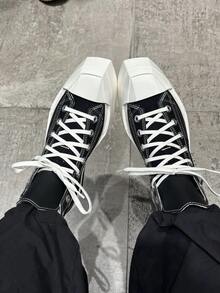 Converse 匡威 Chuck 70 简约耐穿轻便高帮帆布鞋，男女通用，黑色 - 黑色 - 查看 7