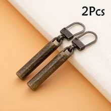 2/5/10Pcs Metal Zipper Pull Replacement - Detachable, Suitable For Sewing And Knitting Projects - Available In Bronze, Gold, Black - E-Mixed Color - View 28