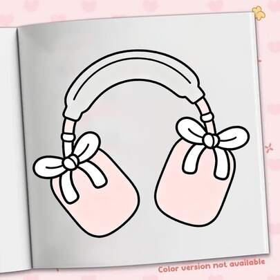 40 Pages - 200g, A Warm And Fashionable Coloring Book, Featuring Stylish Apparel. Thick , With A Cute And Vibrant Style. The Patterns Include Fashion Items Such As Sweaters, Hair Accessories, And Bags, With Line Drawings And Rich Color Variations. Suitable For Relaxation, Creative Doodling, And Parent-Child Interaction. A Lovely Coloring Book For Girls, Perfect As A Valentine's Day Or New Year Gift.
