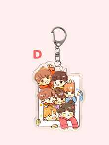 1 Móc Khóa Hoạt Hình/Anime/Tình Bạn Hình Ngôi Sao Kpop Bằng Acrylic: Được thiết kế theo chủ đề các nhân vật, có thể dùng làm phụ kiện túi xách, đồ trang trí vui nhộn và quà tặng cho người hâm mộ, rất thích hợp để tặng bạn trai, bạn gái, gia đình, thầy cô, cũng thích hợp cho các bữa tiệc và trang trí điện thoại theo chủ đề. Ý tưởng quà tặng Giáng sinh, có thể dùng làm phụ kiện túi xách, phụ kiện xe hơi hoặc tặng cho chị em gái. - Nhiều màu - Xem 6