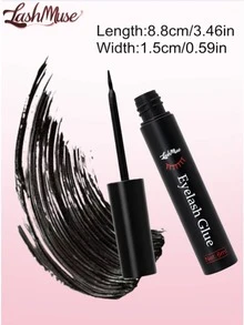 6ml/12ml False Eyelashes Quick Drying And Easy To Operate Glue, Suitable For Various False Eyelashes, Waterproof And Long-Lasting, Not Easy To Fall Off Lash Glue, Eyelash Glue, Eyelash Adhesive, Waterproof Lash Glue, Long-Lasting Eyelash Glue - 黑色 - 查看 6