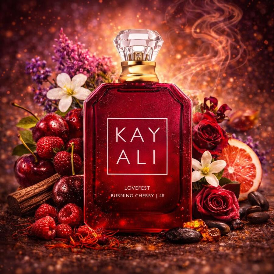 KAYALI LOVEFEST BURNING CHERRY 48 100ML EDP UNISEX BURNING CHERRY PRALINE - Oriental - View 1