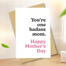 1Pc Funny Mother's Day Greeting Card Birthday Invitation Gift Mother's Day Love Card, Love Mother Card, Mother Poem, Best Mother, Perfect For Spring Birthday, Happy Mother's Day, Ideal Gift For Mother - Sets - View 6