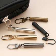 2/5/10Pcs Metal Zipper Pull Replacement - Detachable, Suitable For Sewing And Knitting Projects - Available In Bronze, Gold, Black - E-Mixed Color - View 6