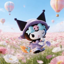 1 pieza Caja Misteriosa de Sanrio, Serie de Historias Mágicas, Entrega Aleatoria que incluye Kuromi, My Melody, Cinnamon, Pompompurin Figura de Escritorio de Dibujos Animados como Regalo de Decoración - Multicolor - Ver 8