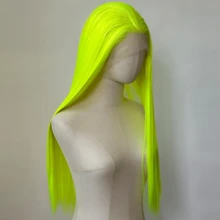 ZigZag Hair Synthetic Lace Front Wig - Heatproof 13x4 Lace, 180% Density Straight Hair, Suitable For Women's Daily, Party And Holiday Cosplay - Multicolor - View 2