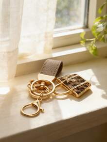 法国珐琅钻石钥匙扣 | 云朵图案浮雕手工吊坠 | 汽车钥匙个性艺术品 | 奢华男女通用闪亮锌合金饰品 - 包包造型鑰匙扣 - 查看 8