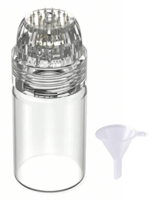 5毫升可填充式微针滚轮 - 中性护肤工具，精华滚轮，钛金微针滚轮 - 0.5毫米微针（不含精华液），米诺地尔，微针滚轮，微针疗法，美容，护肤，水疗，自我护理，护肤工具，面部护理，美容师用品，按摩，面部按摩工具 - 無色 - 查看 7