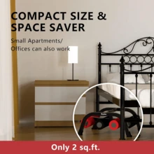 MBB Mini Inversion Table,Glutes Trainer Machine, Waist & Back Exercise Machine For Lower Back, Strength Training Inversion Machine For Relaxation Foam Rollers - 藍色 - 查看 9