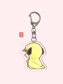 1 Móc Khóa Hoạt Hình/Anime/Tình Bạn Hình Ngôi Sao Kpop Bằng Acrylic: Được thiết kế theo chủ đề các nhân vật, có thể dùng làm phụ kiện túi xách, đồ trang trí vui nhộn và quà tặng cho người hâm mộ, rất thích hợp để tặng bạn trai, bạn gái, gia đình, thầy cô, cũng thích hợp cho các bữa tiệc và trang trí điện thoại theo chủ đề. Ý tưởng quà tặng Giáng sinh, có thể dùng làm phụ kiện túi xách, phụ kiện xe hơi hoặc tặng cho chị em gái. - Nhiều màu - Xem 4
