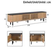 Television Stands & Entertainment Centers - Mocha Brown - View 3