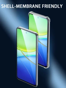 4片装钢化玻璃屏幕保护膜，兼容多种手机，9H硬度/高清/无气泡，馈赠亲友的理想之选，手机屏幕保护膜，手机配件，防水，防震，防刮，防指纹，全屏覆盖 - 無色 - 查看 6