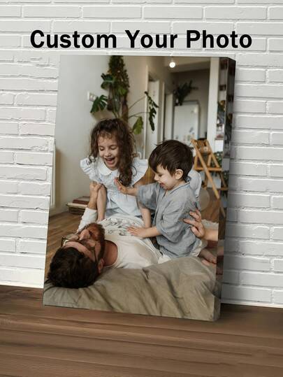 1pc Customizable Canvas Wall Art Poster, Ideal Home Decor Gift For Bedroom, Living Room, Hallway - Fashionable Room Decoration Suitable For Friends, Tea Room, Home, Garden, Office, Also Suitable For Anniversary, Valentine's Day, Mother's Day, Birthday, Father's Day, Graduation, Wedding, Housewarming, Home Life, Home Atmosphere, Collectibles, Reusable, Cute, High Quality