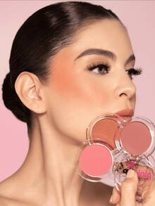 Pink Up Individual Blush Soft And Long-Lasting Matte Compact Blush For All Skin Types 4g - 01 Royal Coral - View 9